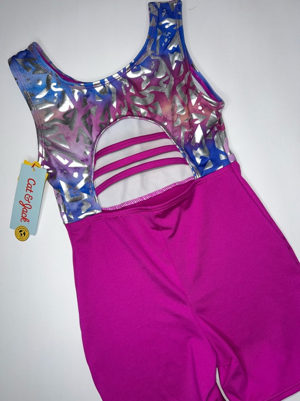Cat & Jack Gymnastics shorts Leotard size 8 - Picture 3 of 6